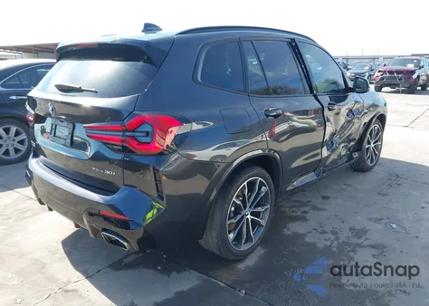 2023 BMW X3 xDrive30I из США, поврежденный, VIN 5UX53DP0XP9R64202